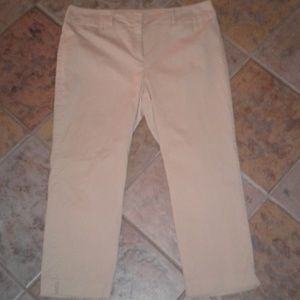 Ann Taylor Factory Curvy Khaki Ankle Pants
